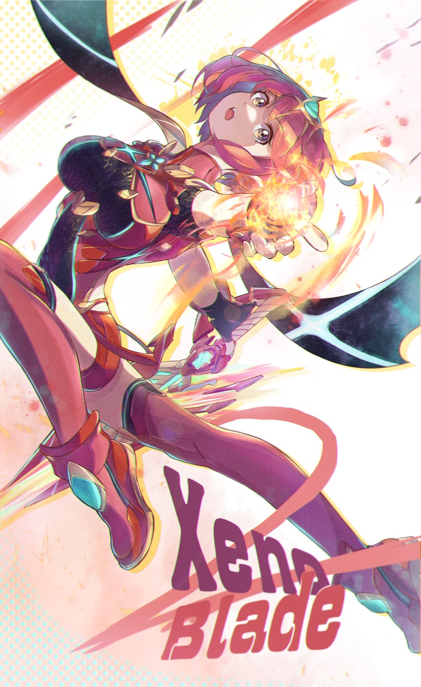 pyra (xenoblade chronicles and 1 more) drawn by lb-little_bird
