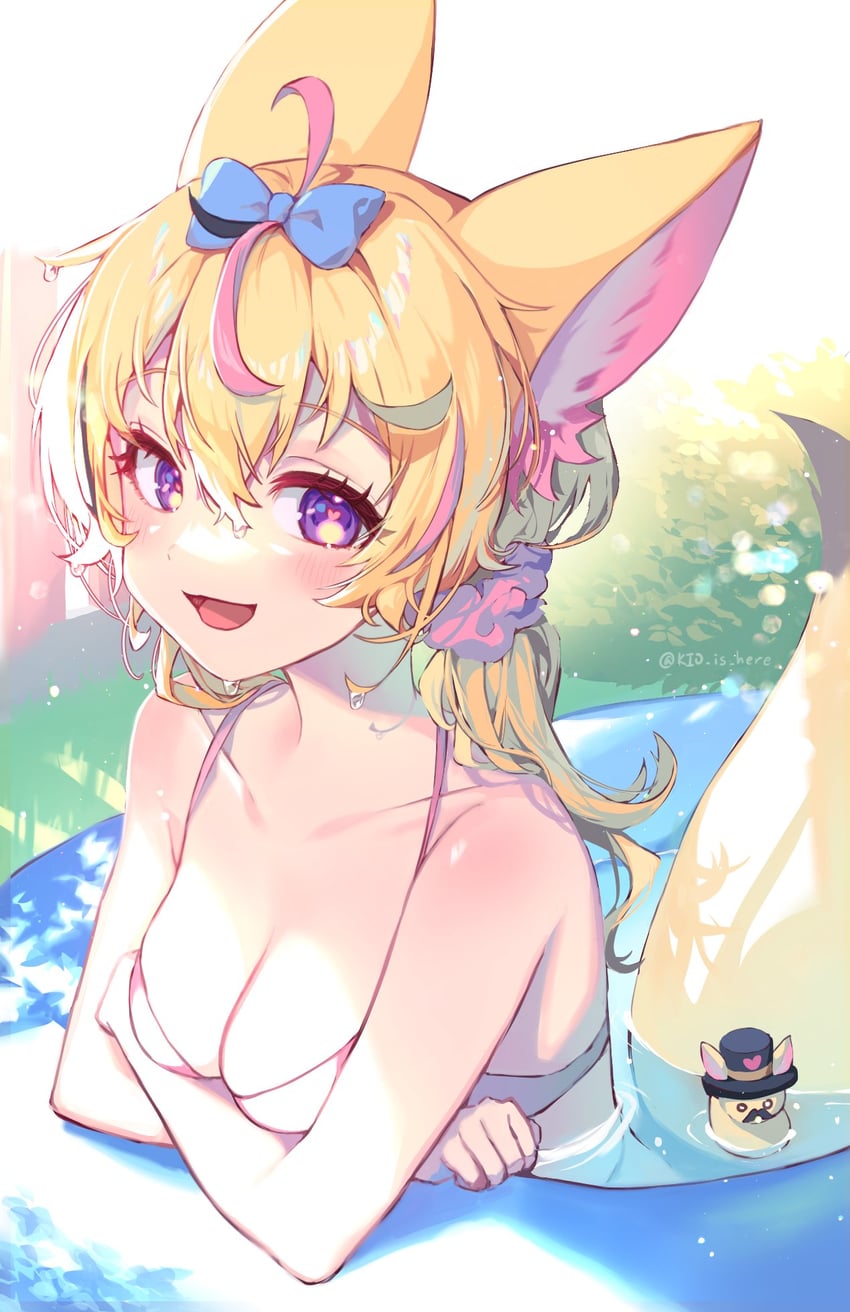 omaru polka and zain (hololive) drawn by kio_is_here