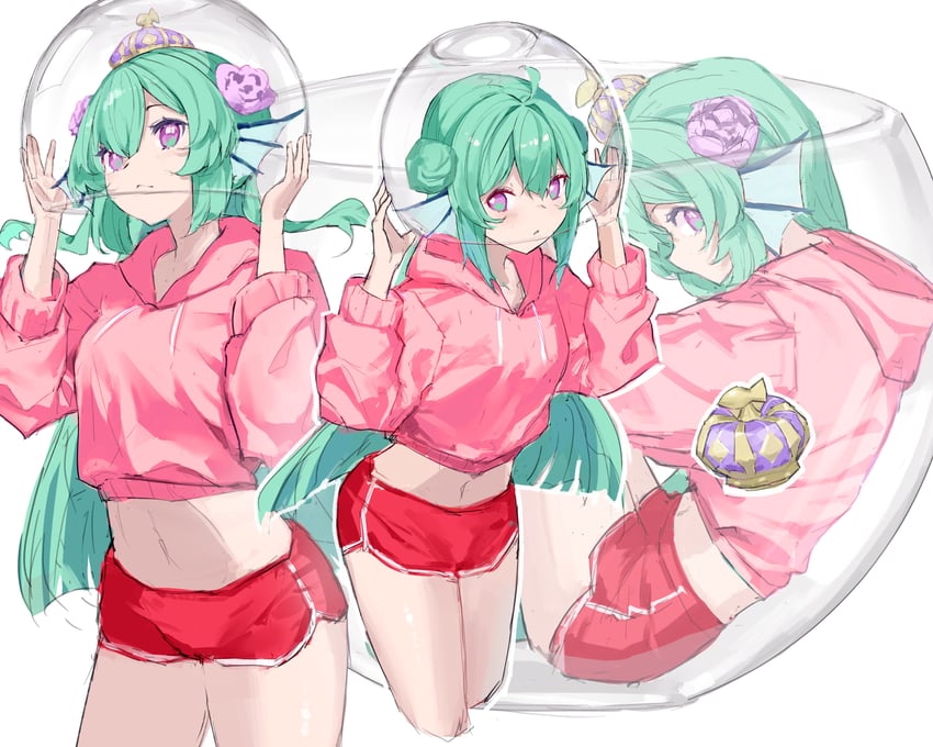 finana ryugu (nijisanji and 1 more) drawn by nashiroo