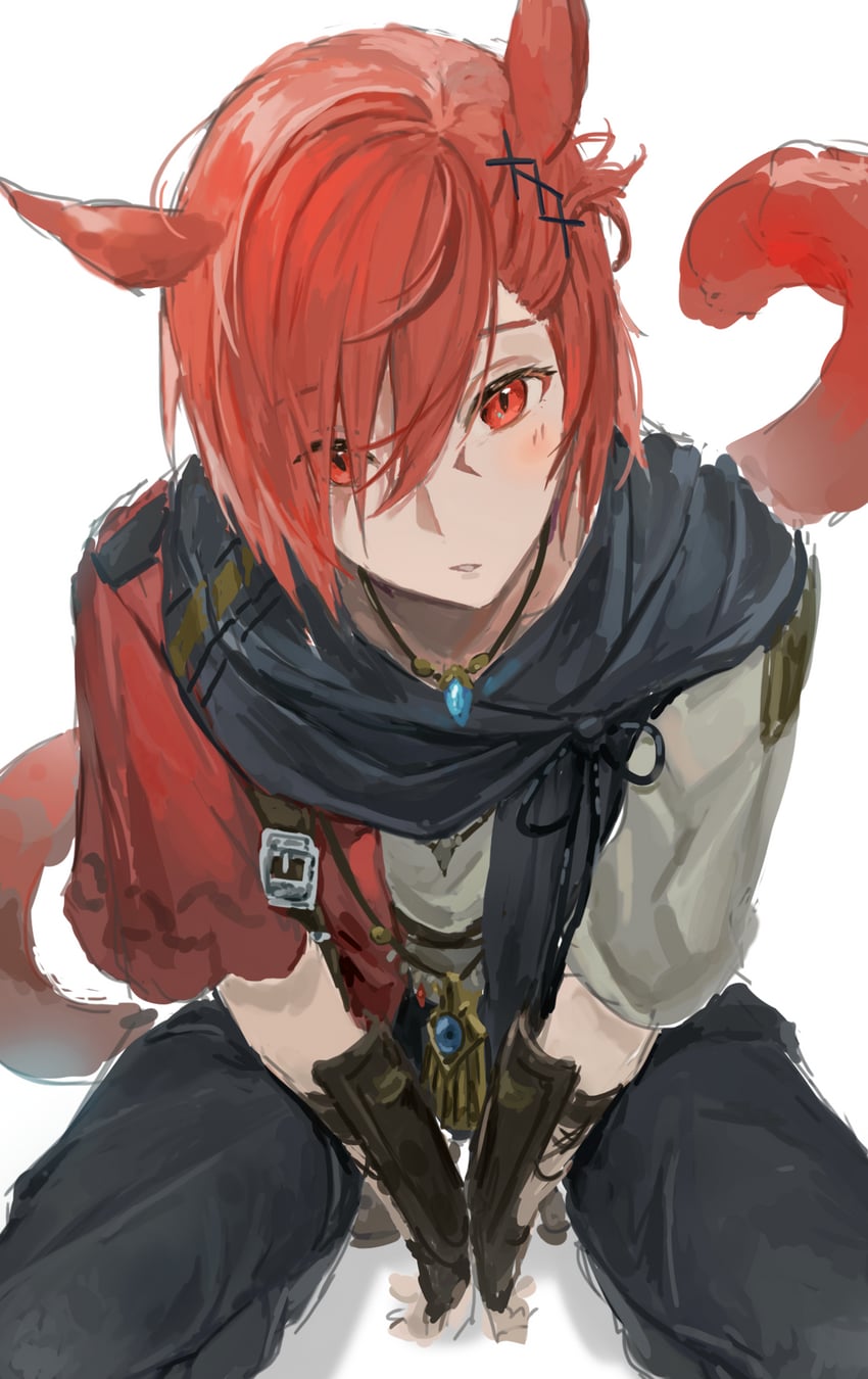 g'raha tia (final fantasy and 1 more) drawn by lumeru_33