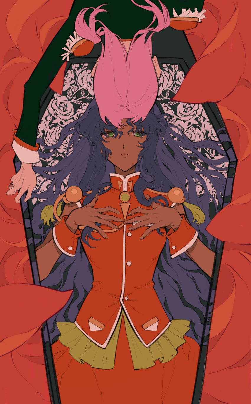 tenjou utena and himemiya anthy (shoujo kakumei utena) drawn by tuzaixia