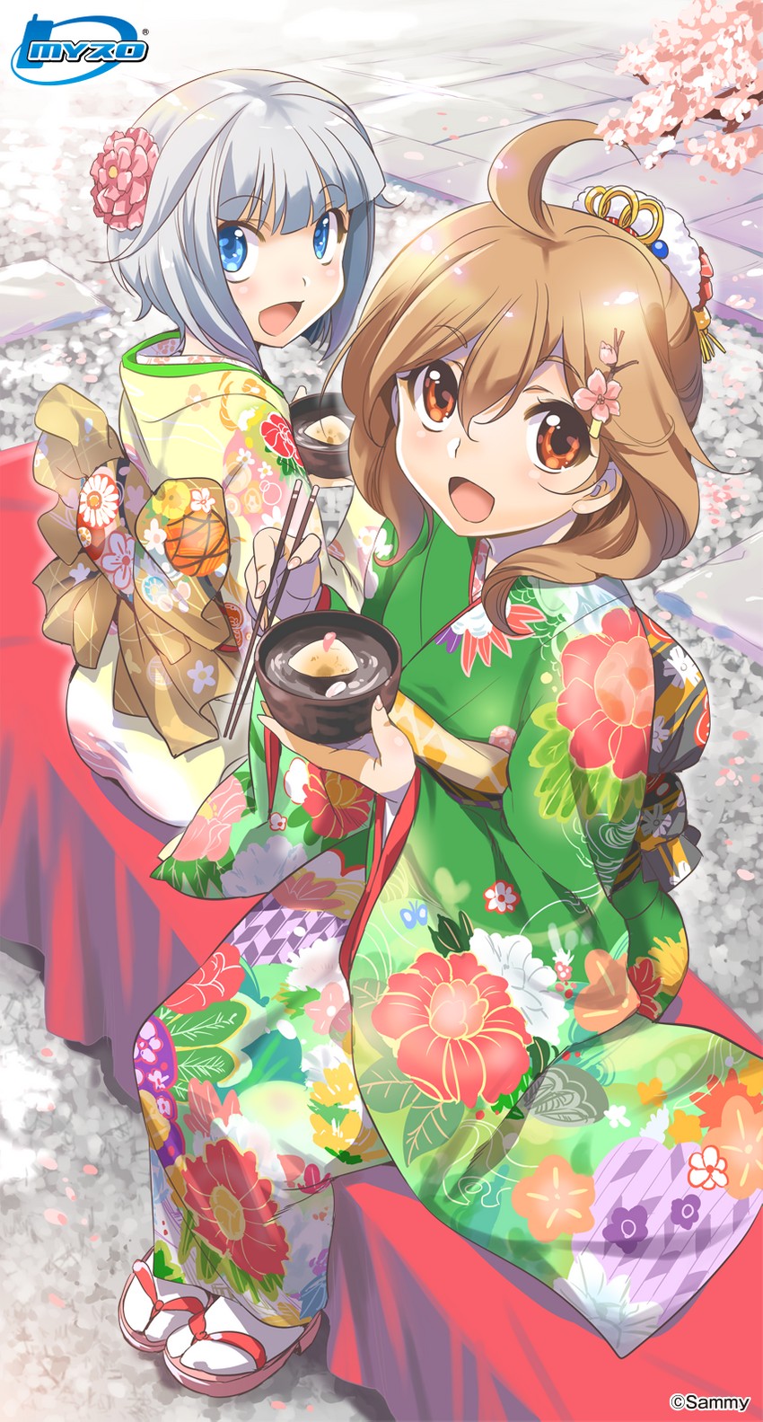 midori-chan and himawari (myslot) drawn by inoue_sora