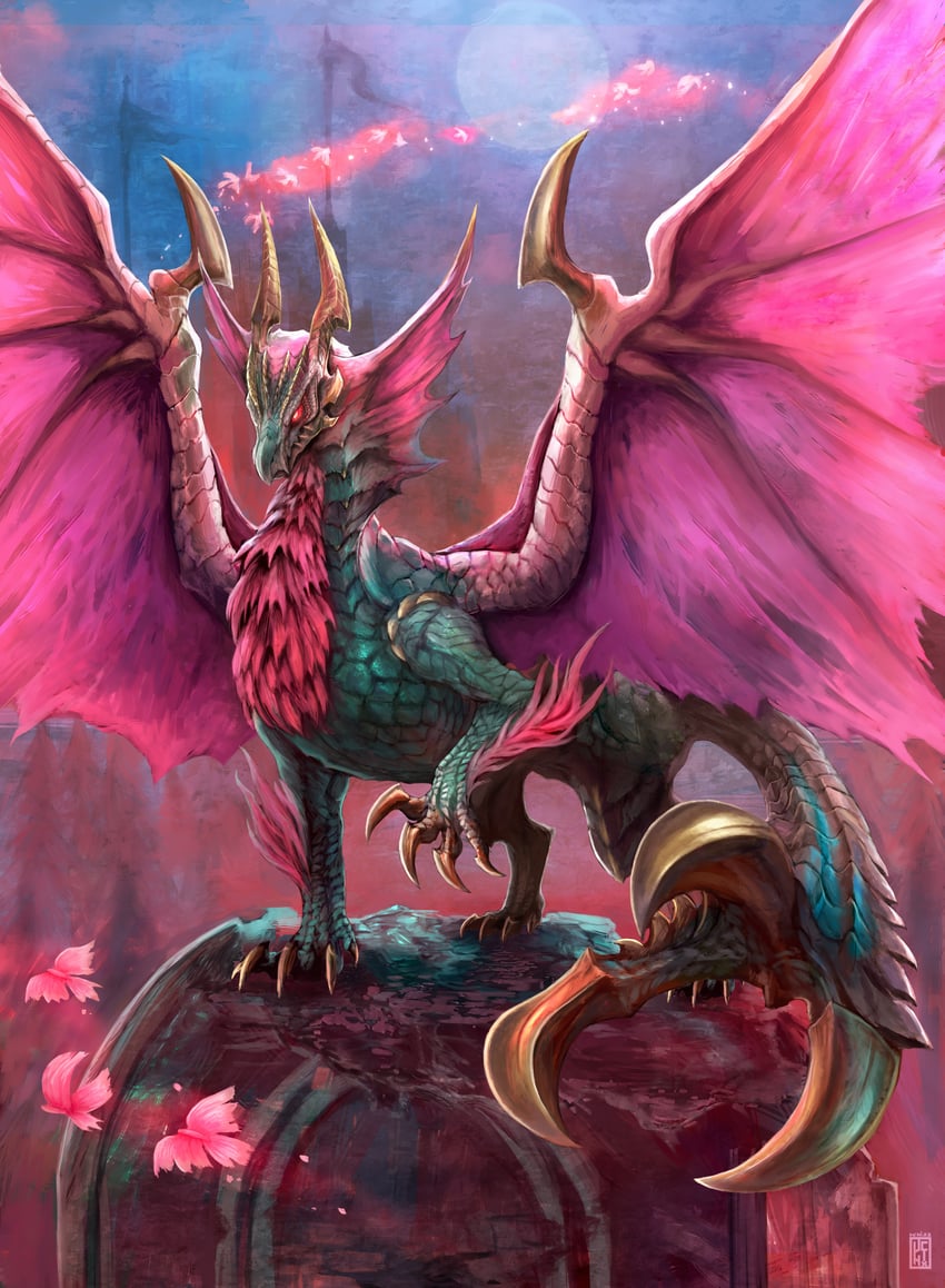 malzeno and qurio (monster hunter and 1 more) drawn by uchi_vs_the_world