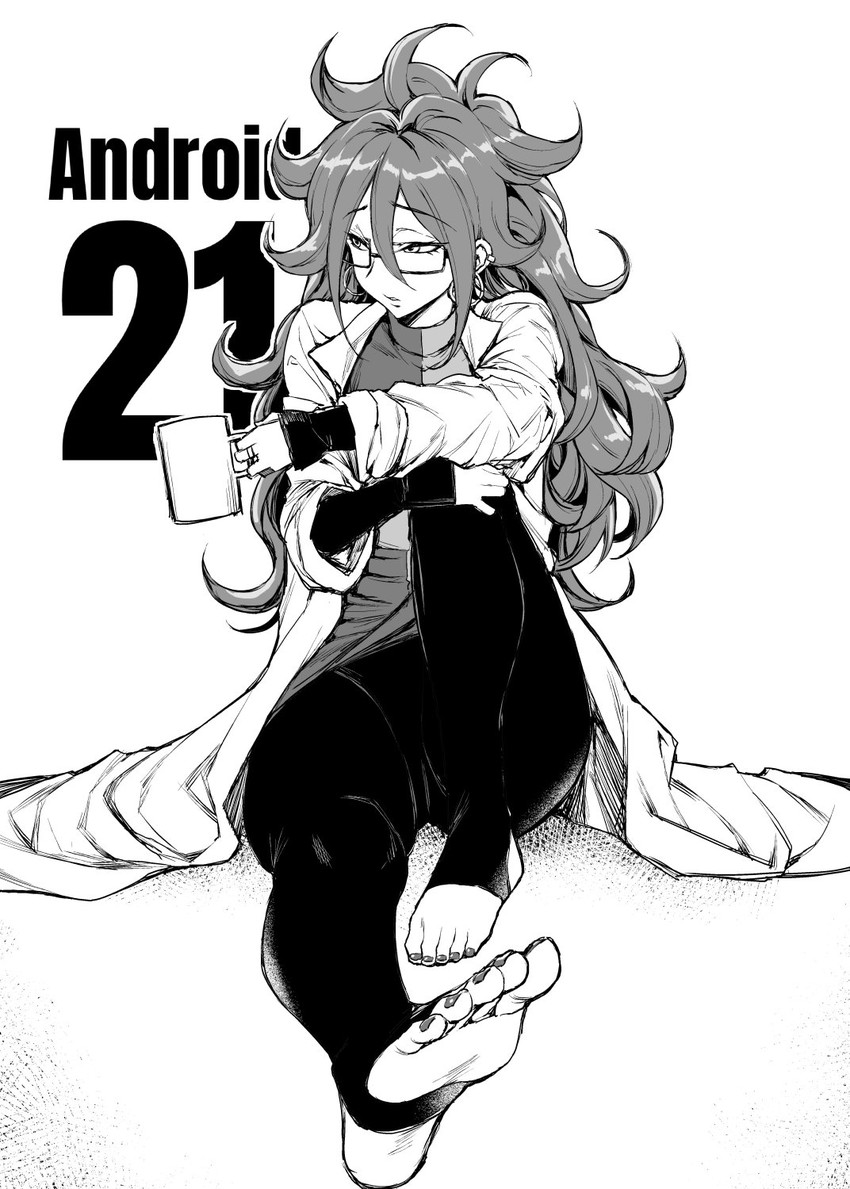 android 21 (dragon ball and 1 more) drawn by mushi024