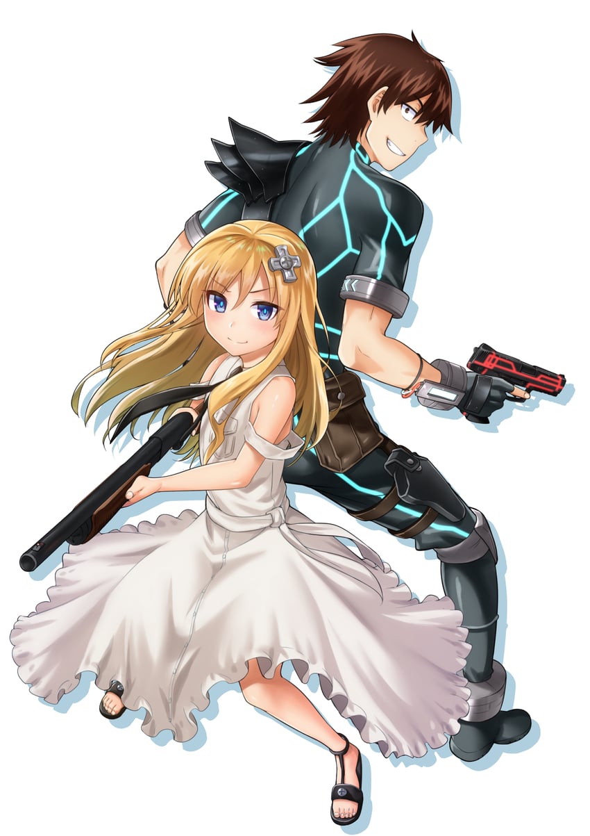 kisaragi alice and agent number six (sentouin hakenshimasu!) drawn by kiasa