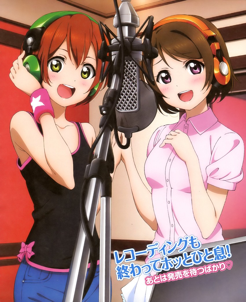 hoshizora rin and koizumi hanayo (love live! and 1 more) drawn by murota_yuuhei