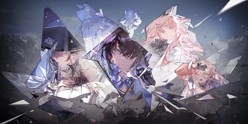 persicaria, professor, female professor, sol, lord eosphoros, and 2 more (girls' frontline and 1 more) drawn by dalanxia