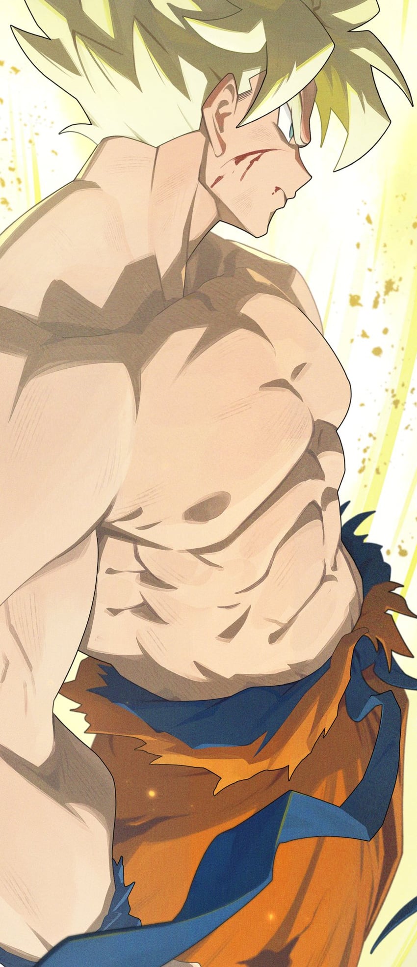 son goku (dragon ball and 1 more) drawn by hata4564