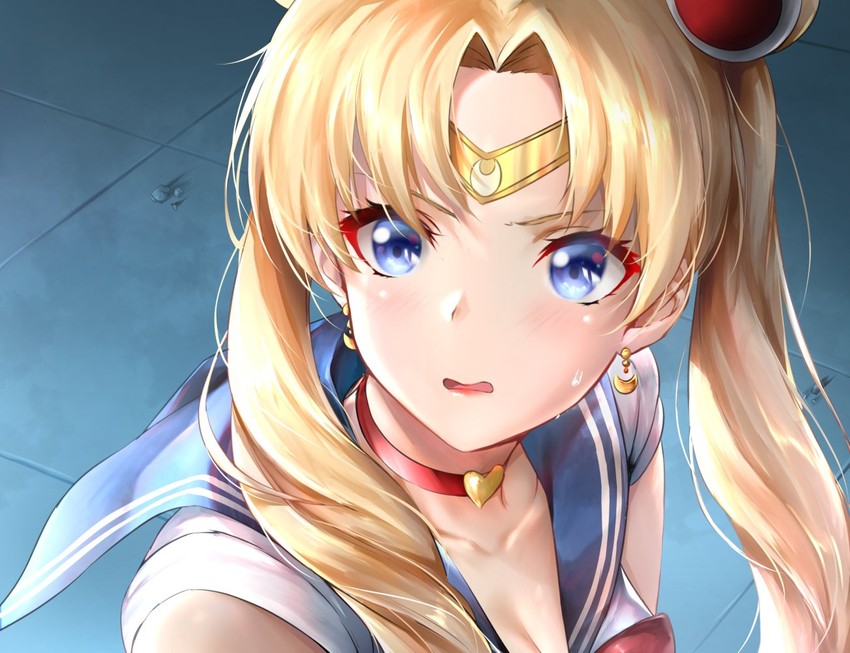 tsukino usagi and sailor moon (bishoujo senshi sailor moon and 1 more) drawn by rei_kun