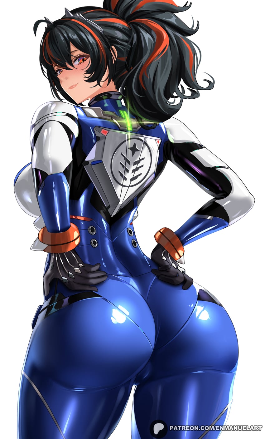 zhu yuan (zenless zone zero and 1 more) drawn by enma_(enmanuelart)
