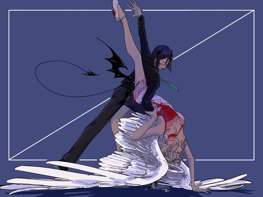yui shousetsu and ushi gozen (fate and 2 more) drawn by jiangyoujiang509