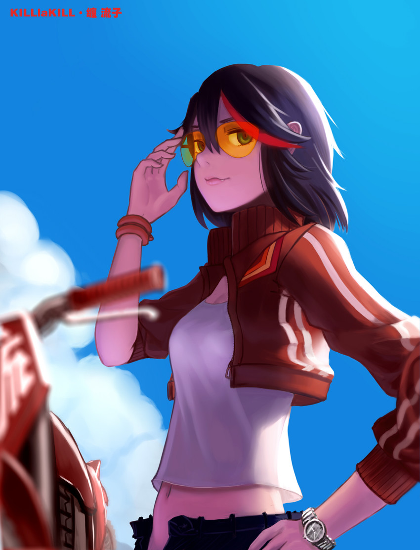 matoi ryuuko and senketsu (kill la kill) drawn by wei_ji