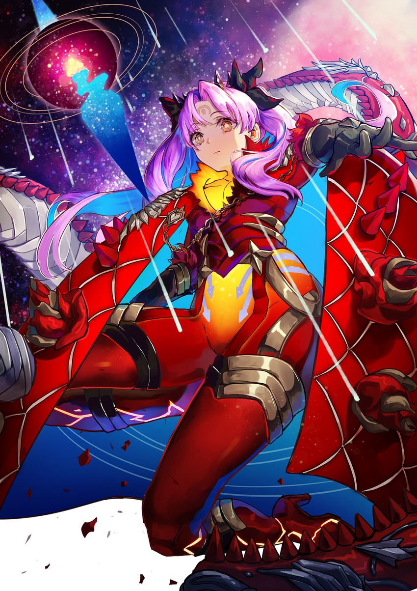 ishtar and space ishtar (fate and 1 more) drawn by dpea9