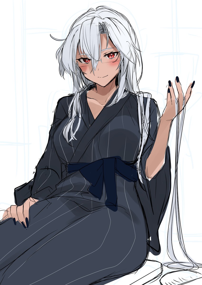 musashi and musashi kai ni (kantai collection) drawn by yunamaro
