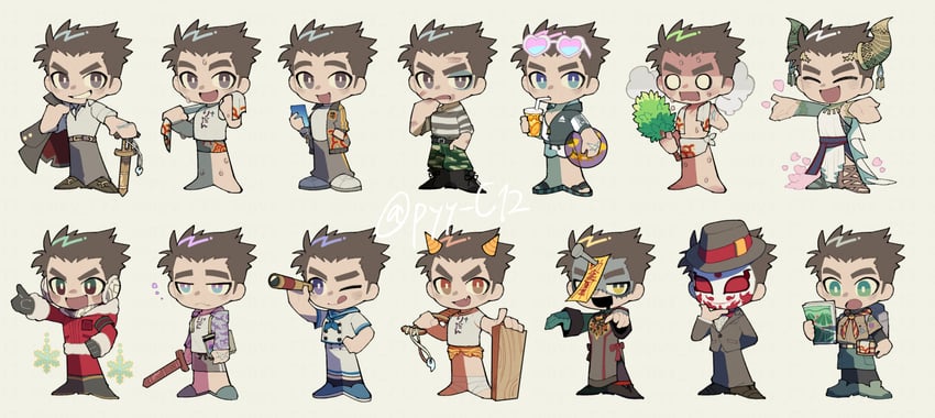protagonist 3 (tokyo afterschool summoners) drawn by kan_(pyy_c12)