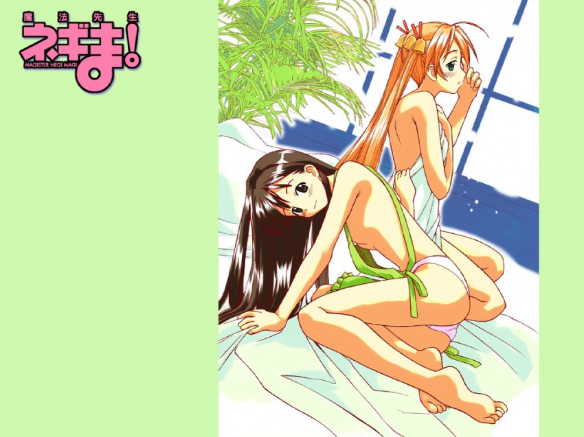 kagurazaka asuna and konoe konoka (mahou sensei negima!) drawn by akamatsu_ken