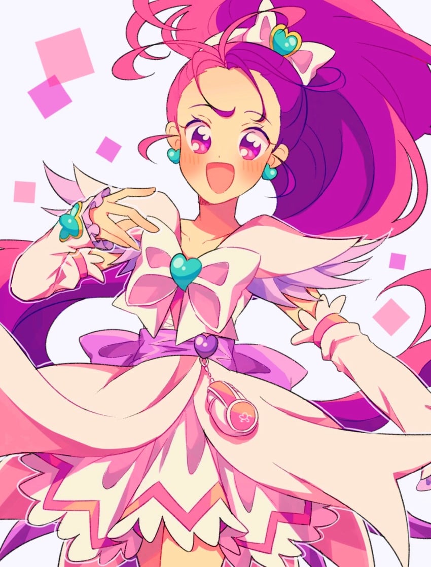 mishou mai and cure egret (precure and 1 more) drawn by nachuchoco