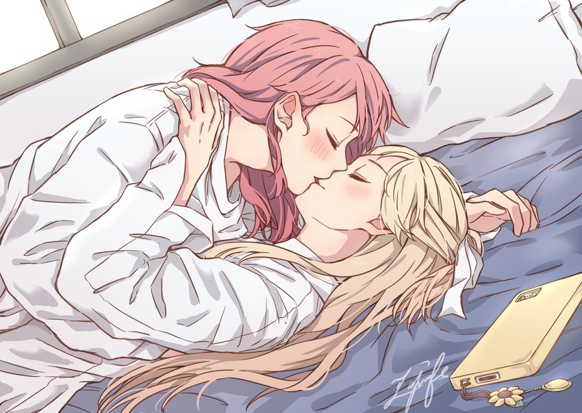 maruyama aya and shirasagi chisato (bang dream!) drawn by aiiro_bokujuu