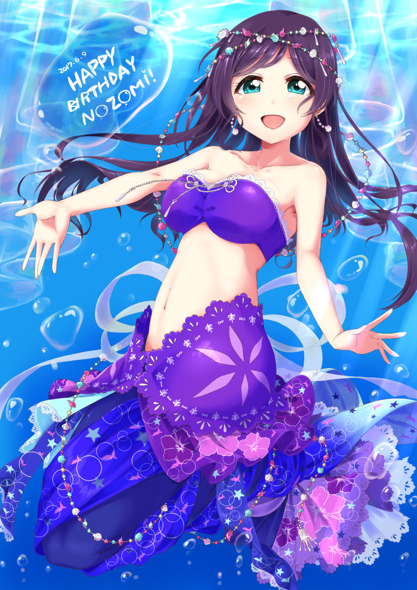tojo nozomi (love live! and 2 more) drawn by ksk_(semicha_keisuke)