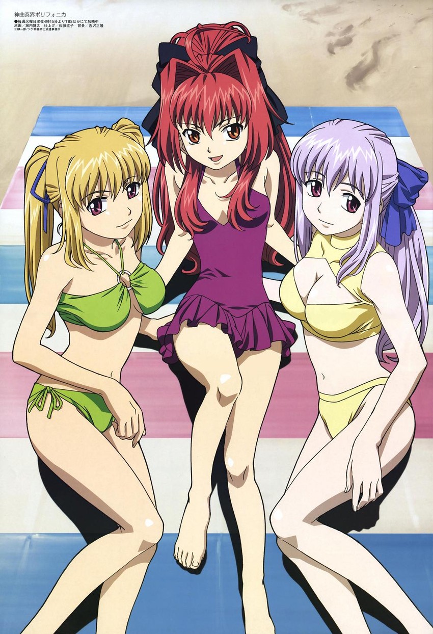 corticarte apa lagranges, yugiri perserte, and yugiri princesca (megami magazine and 1 more) drawn by horiuchi_hiroyuki