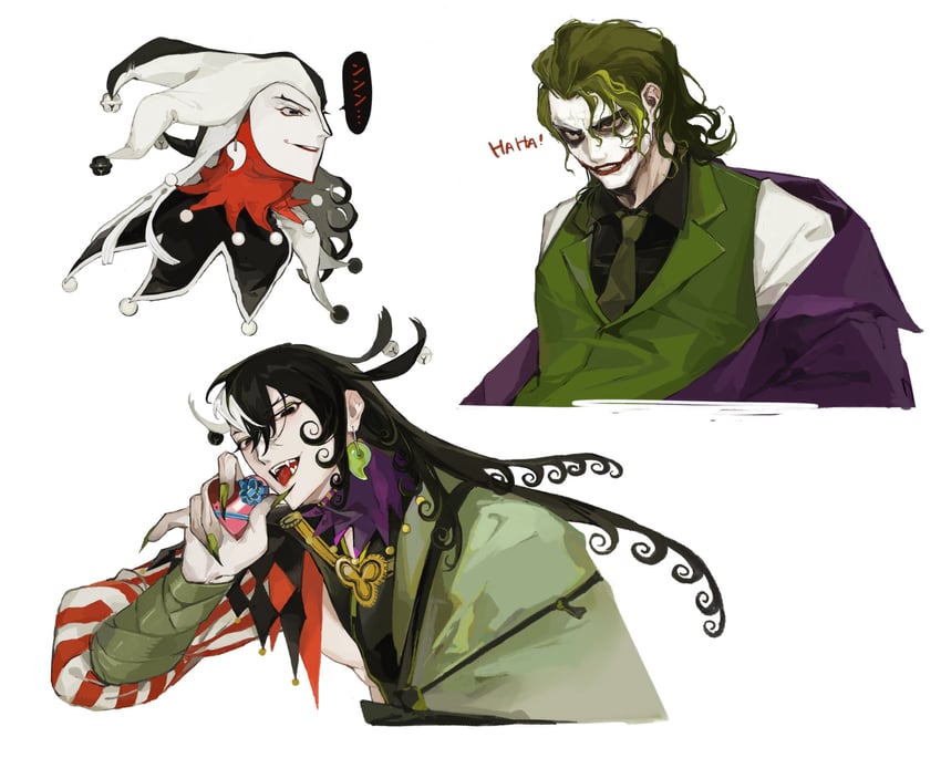 ashiya douman and joker (fate and 4 more) drawn by xubeichaoyansuan