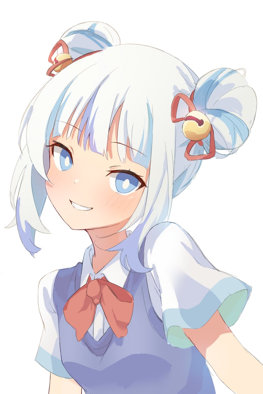 gawr gura (hololive and 1 more) drawn by wep16night