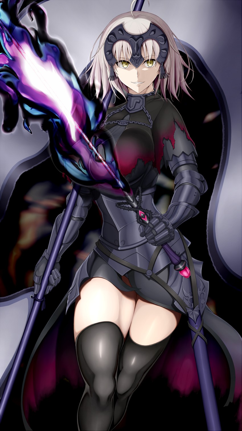 jeanne d'arc alter (fate and 1 more) drawn by hamaguri_(hamaguri1234)