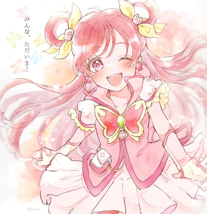 yumehara nozomi and cure dream (precure and 2 more) drawn by shortcake_p
