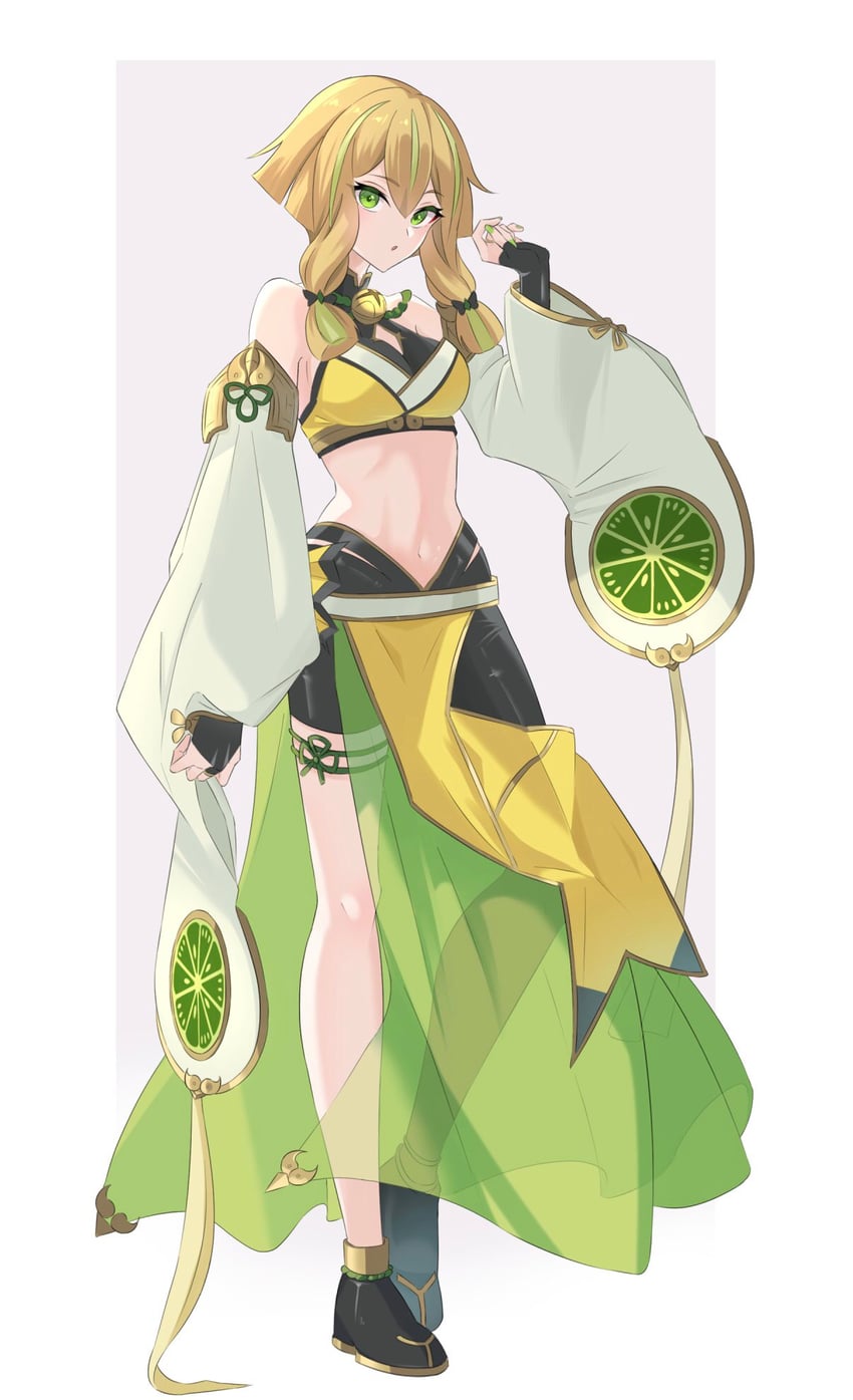 hu-li the jewel mikanko (yu-gi-oh!) drawn by heichi