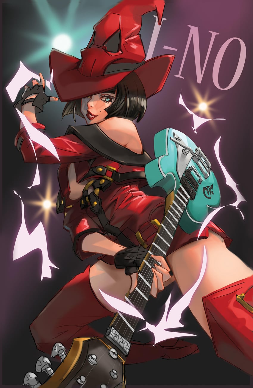 i-no (guilty gear and 1 more) drawn by gtianart