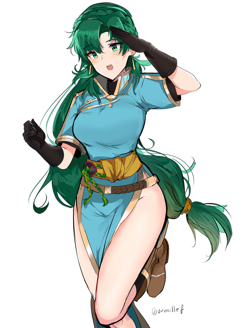 lyn and sharena (fire emblem and 2 more) drawn by ormille