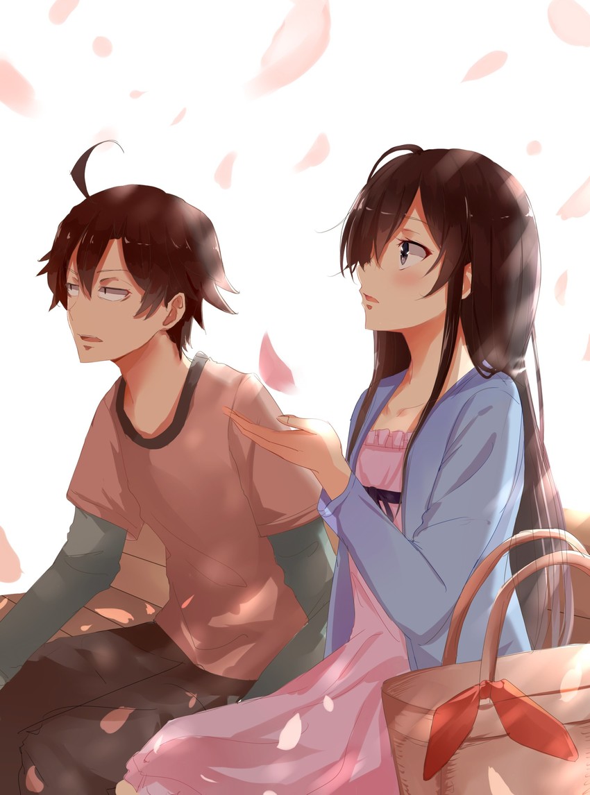 yukinoshita yukino and hikigaya hachiman (yahari ore no seishun lovecome wa machigatteiru.) drawn by ponpon_(ponpon62126)