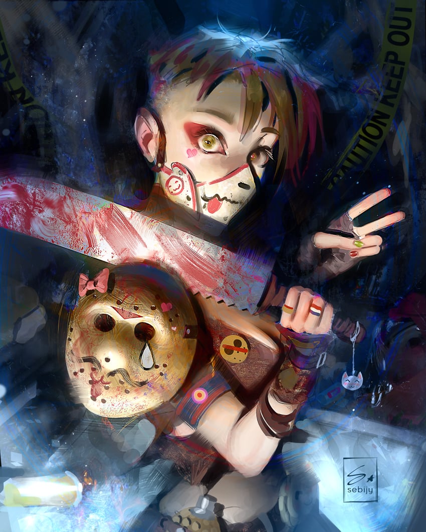 jason voorhees (friday the 13th) drawn by sebijy