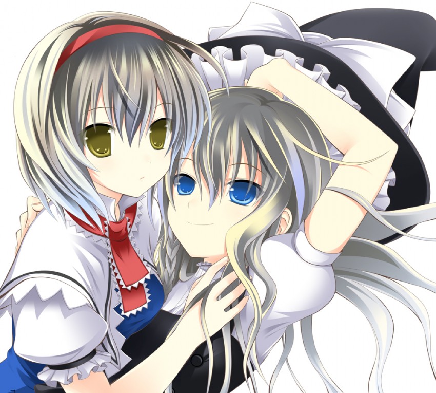 kirisame marisa and alice margatroid (touhou) drawn by makita_maki