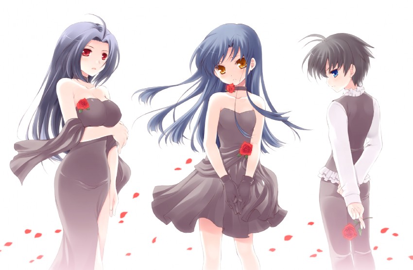 kisaragi chihaya, kikuchi makoto, and miura azusa (idolmaster and 1 more) drawn by komi_zumiko
