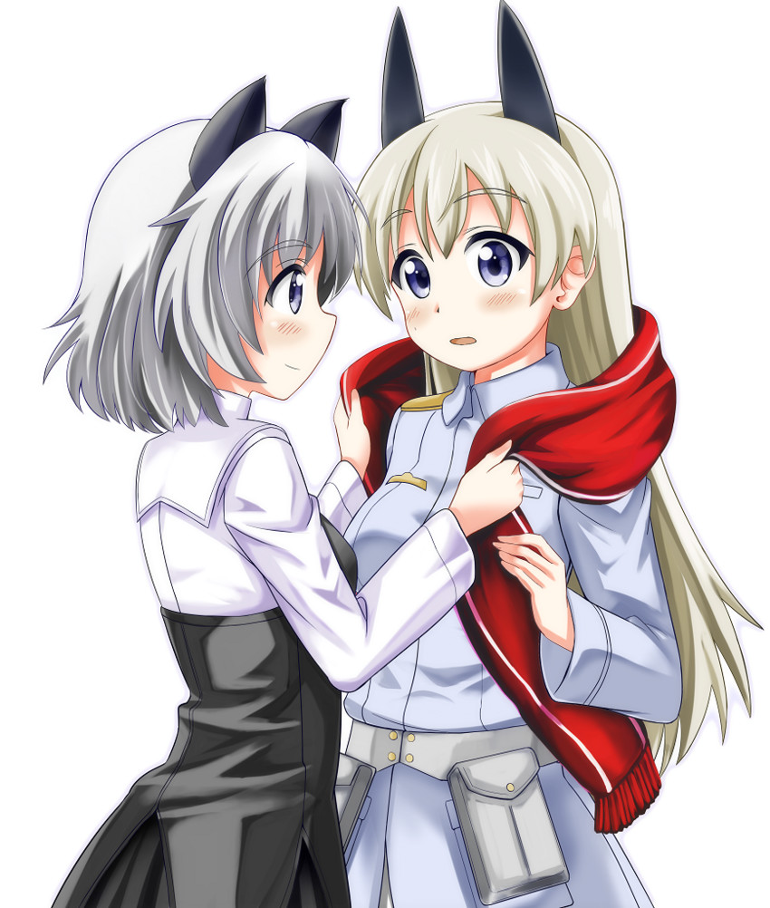 sanya v. litvyak and eila ilmatar juutilainen (world witches series and 1 more) drawn by re:d_(red_liquid)
