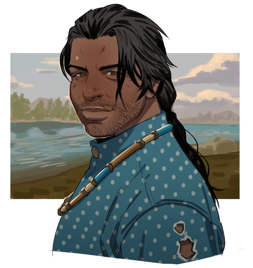 charles smith (red dead redemption and 1 more) drawn by kalium_(jojajoja99999)