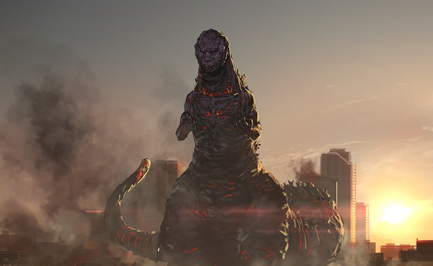 godzilla (godzilla and 1 more) drawn by izumi_sai