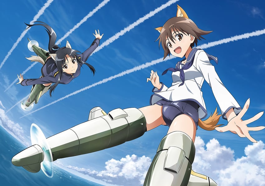 miyafuji yoshika and hattori shizuka (world witches series and 1 more)