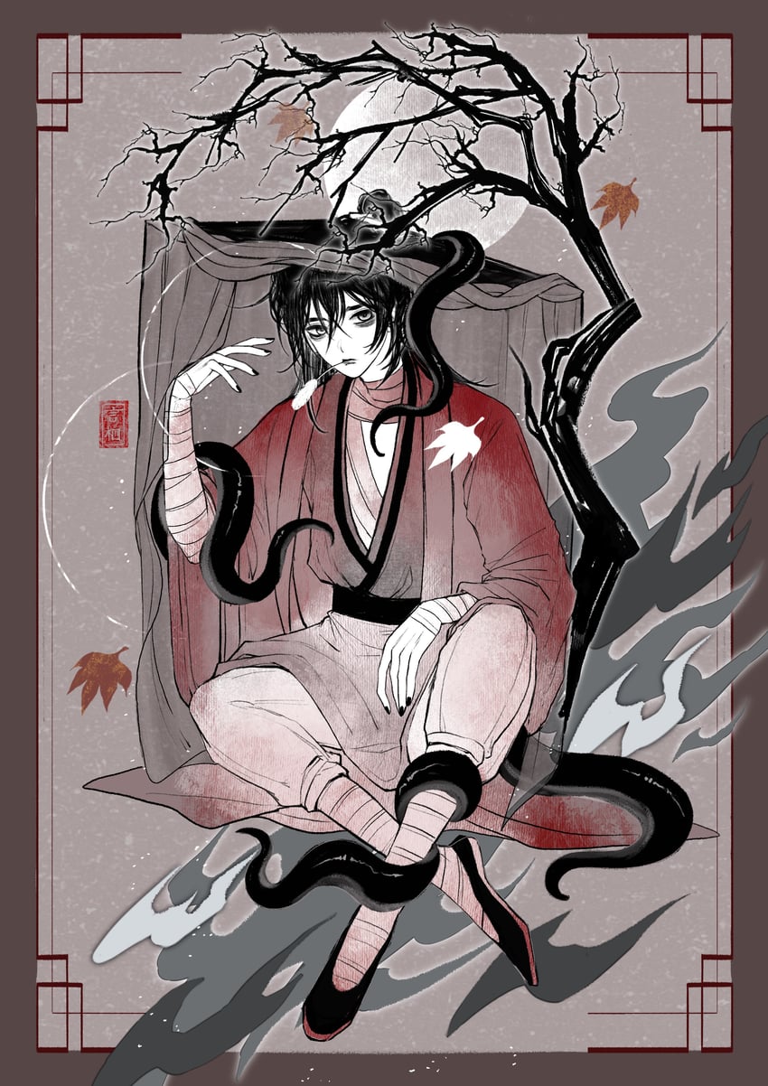li huowang and li sui (dao gui yi xian) drawn by yansi111
