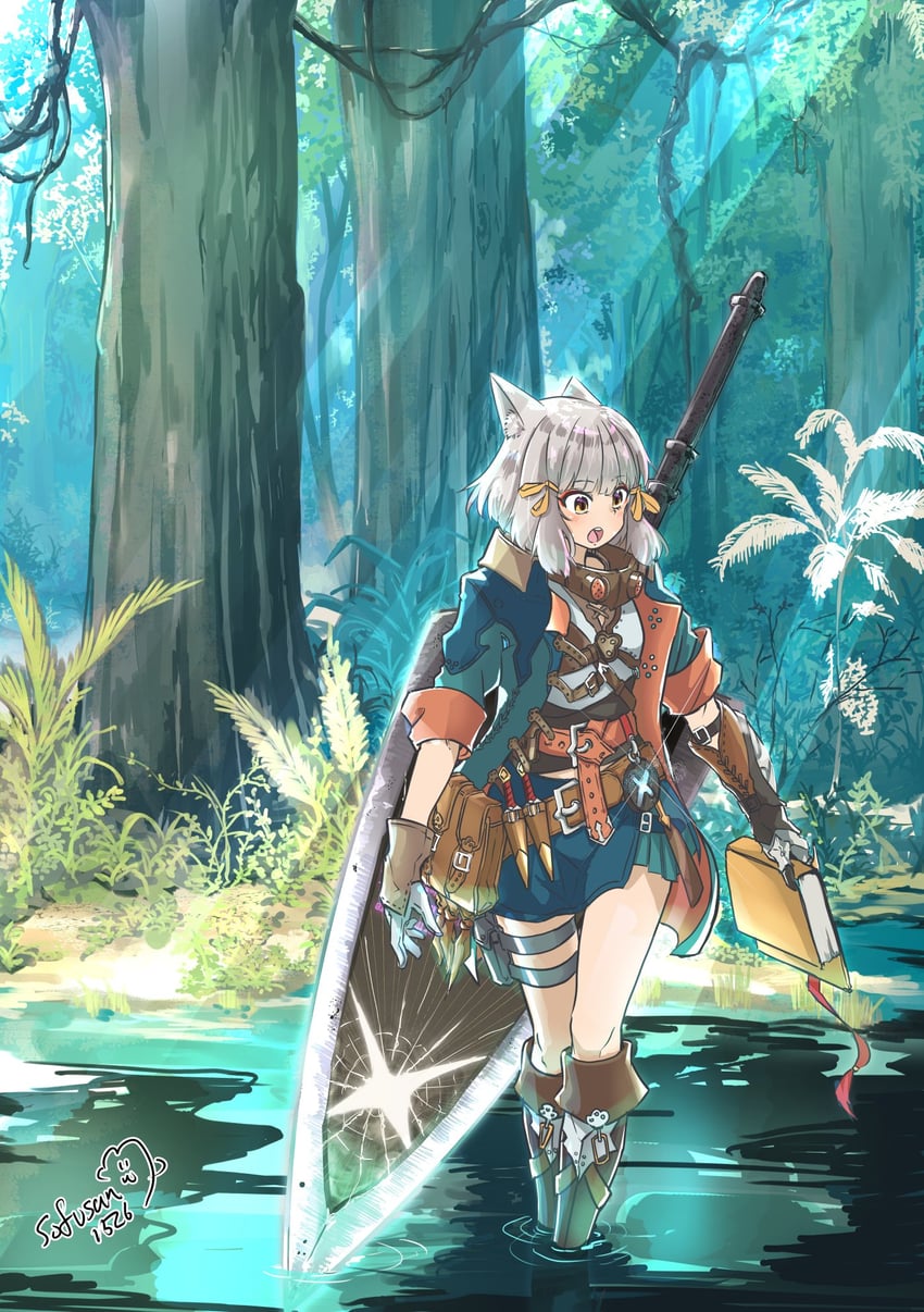 nia (xenoblade chronicles and 3 more) drawn by sofusan1526