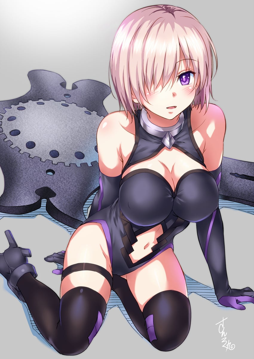 mash kyrielight (fate and 1 more) drawn by sanrokumaru