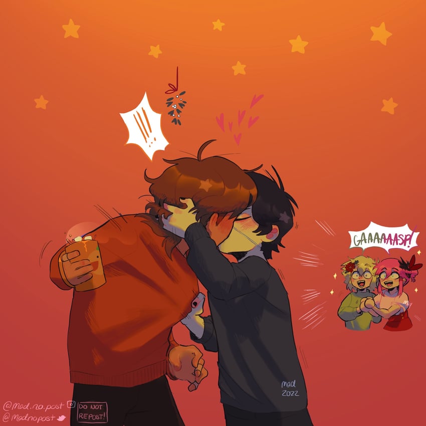 sunny, basil, aubrey, and kel (omori) drawn by madnopost