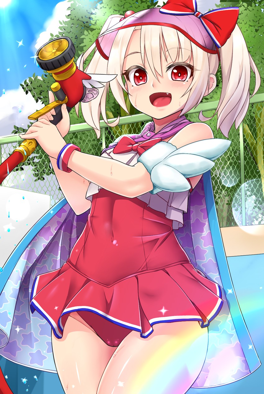 illyasviel von einzbern and magical ruby (fate and 1 more) drawn by chiroshiron