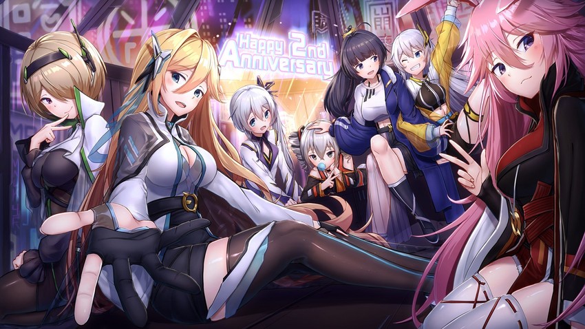 kiana kaslana, raiden mei, bronya zaychik, theresa apocalypse, yae sakura, and 2 more (honkai and 1 more) drawn by xfate