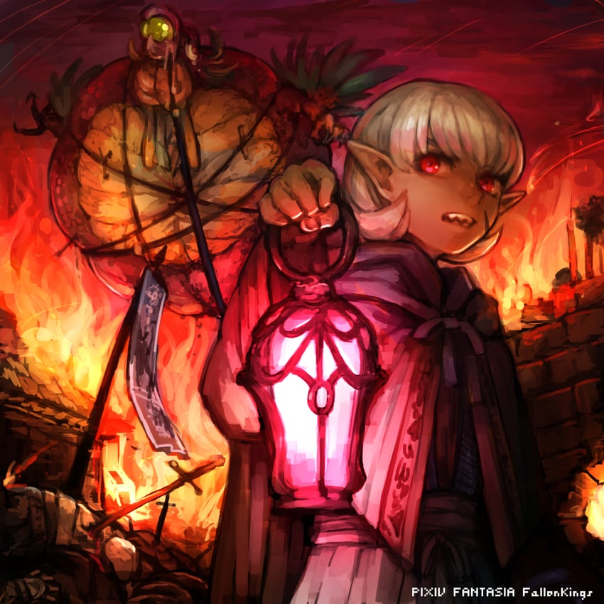 pixiv fantasia and 1 more drawn by akaneko_(redakanekocat)