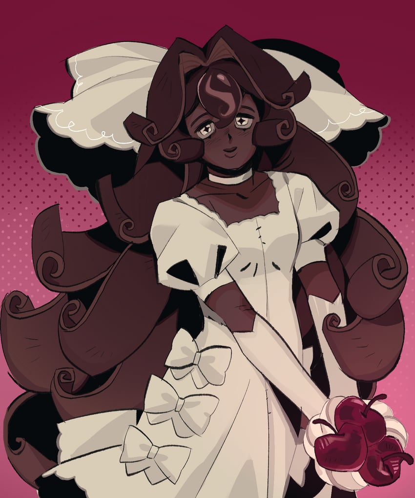 black forest cookie (cookie run and 1 more) drawn by mourninglamby_(mimi)