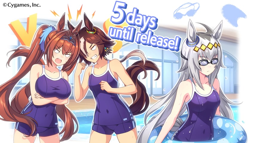 daiwa scarlet, oguri cap, and vodka (umamusume and 1 more)
