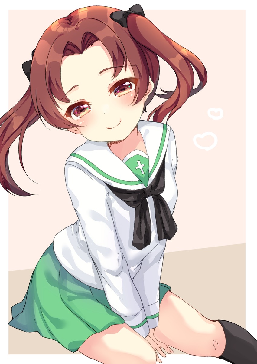 kadotani anzu (girls und panzer) drawn by suzu_(minagi)
