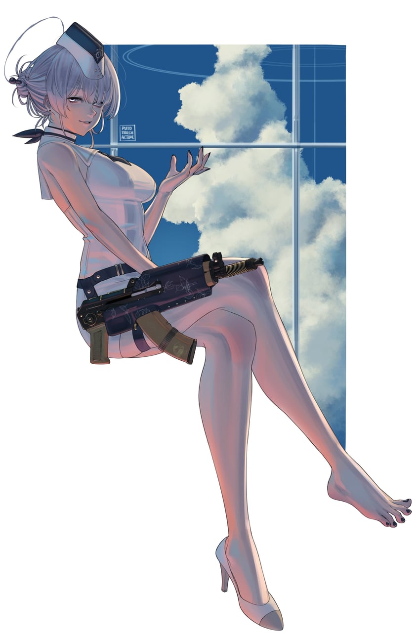 itokonoue kaoru (blue archive and 1 more) drawn by puto_trash